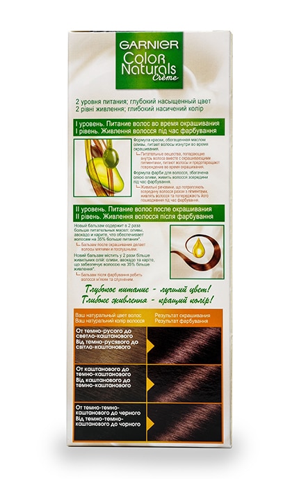 COLOR NATURALS-Краска для волос Garnier Color Naturals Интенсивное питание тон 3.23-3600541678750