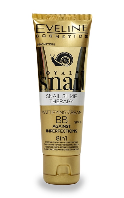 EVELINE-Матуючий BB-крем Eveline Cosmetics Royal Snail BB Cream 8in1-5901761981025