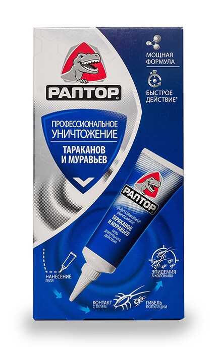 РАПТОР-Гель Раптор от тараканов и муравьев -4820184440043