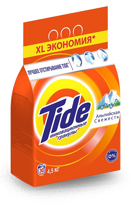 TIDE-Пральний порошок Tide Альпійська свіжість 4,5 кг Автомат-5410076228171