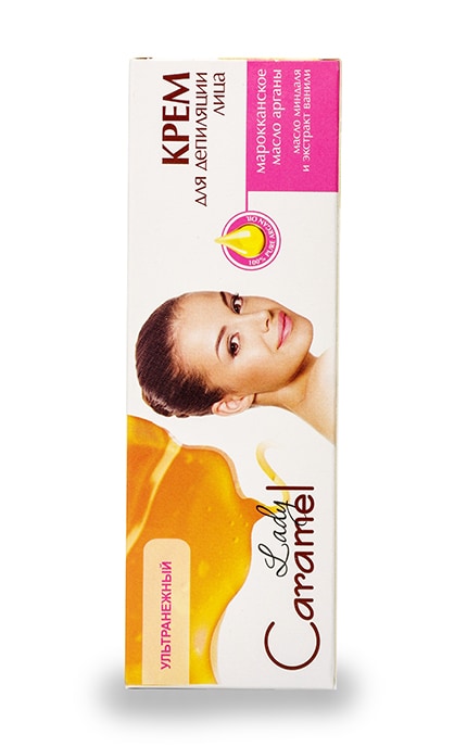 LADY CARAMEL-Крем для депіляції обличчя Lady Caramel Ультраніжний-4823015935688