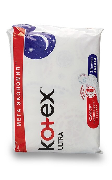 KOTEX-Гігієнічні прокладки Kotex Ultra Night Quadro-5029053548036