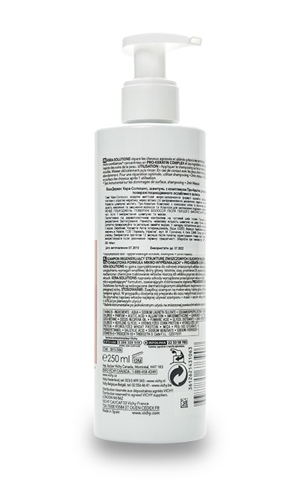 VICHY-Шампунь Vichy Dercos Kera-Solutions Pro-Keratin Complex Для реконструкции поврежденных волос-3337875673907