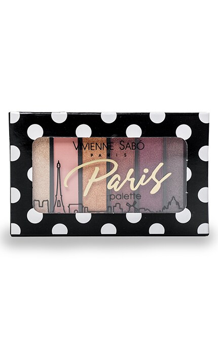 VIVIENNE SABO-Палетка тіней для повік Vivienne Sabo Paris 6 кольорів, тон 02 Saint-German-3700971355532