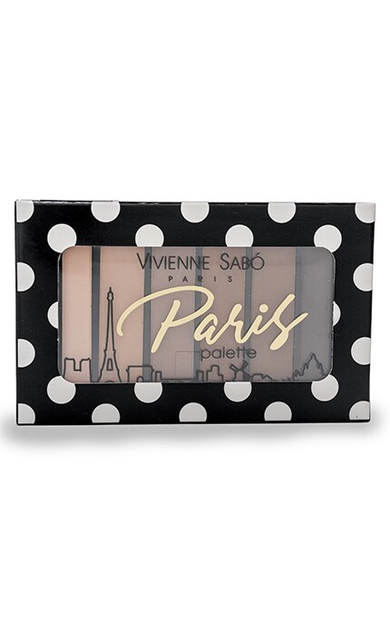 VIVIENNE SABO-Палетка теней для век Vivienne Sabo Paris 6 цветов, тон 01 Place Vendome-3700971355525