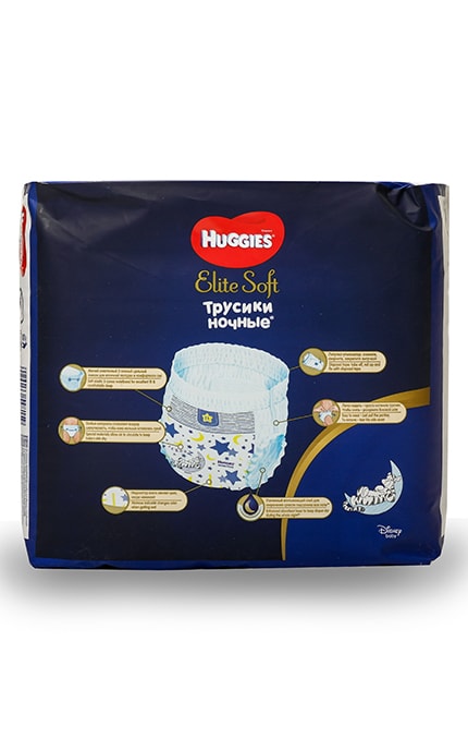 HUGGIES-Трусики-подгузники детские Huggies Elite Soft Ночные размер 3, 23 шт-5029053548159