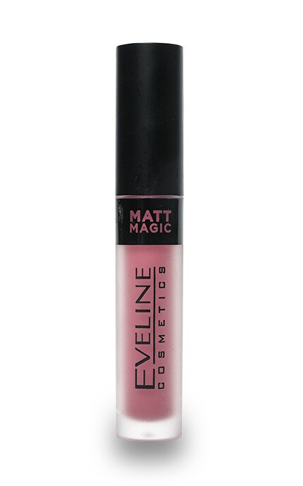EVELINE-Жидкая помада для губ Eveline Cosmetics Matt Magic, 01 - Nude Rose-5901761977417