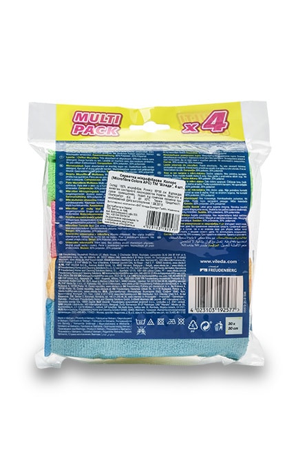 VILEDA-Салфетки из микрофибры Vileda Colors-4023103192577