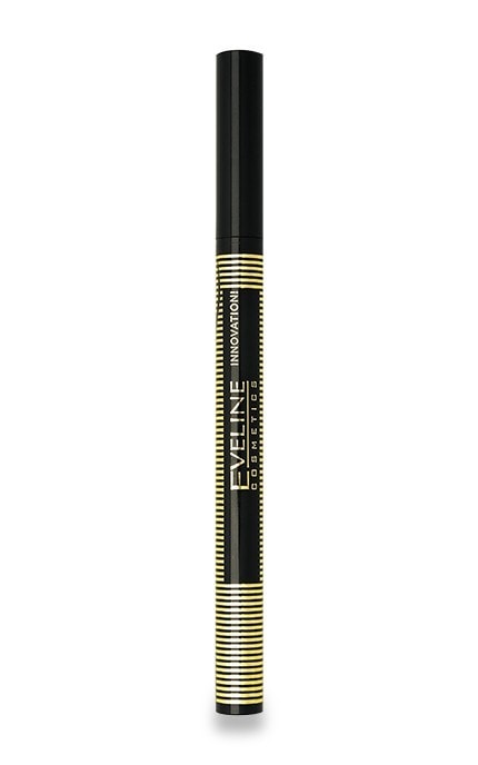 EVELINE-Подводка для глаз Eveline Cosmetics Precise Eye Liner Brush с кисточкой из натурального ворса, Black-5901761977547