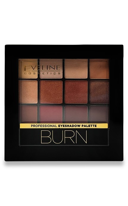 EVELINE-Палітра тіней для повік Eveline Cosmetics All In One, 03 - Burn-5901761965919