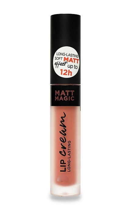 EVELINE-Рідка помада для губ Eveline Cosmetics Matt Magic, 02 - Cashmere Nude-5901761977424