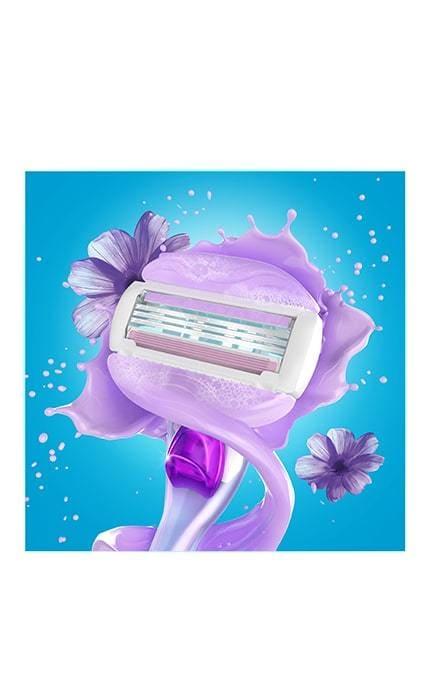 GILLETTE VENUS-Змінні картриджі для гоління Venus Breeze з гелевою смужкою (2 шт)-7702018886432