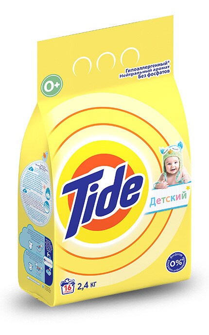 TIDE-Стиральный порошок Tide Детский 2,4 кг Автомат-4015600800369