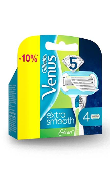 GILLETTE VENUS-Змінні картриджі для гоління Venus Embrace (4 шт)-7702018955527
