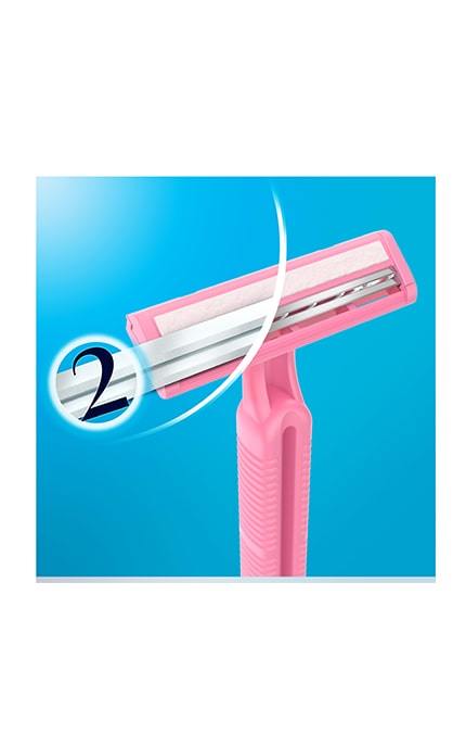 GILLETTE-Бритвы одноразовые для женщин Gillette Blue 2 (5 шт)-3014260289287