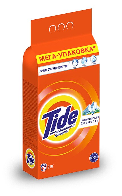TIDE-Пральний порошок Tide Альпійська свіжість 9 кг Автомат-5413149838017