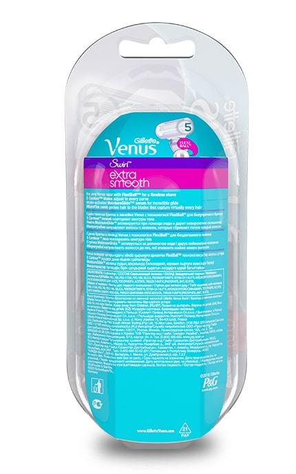 GILLETTE VENUS-Бритва Venus Swirl с одной сменной кассетой-7702018400935