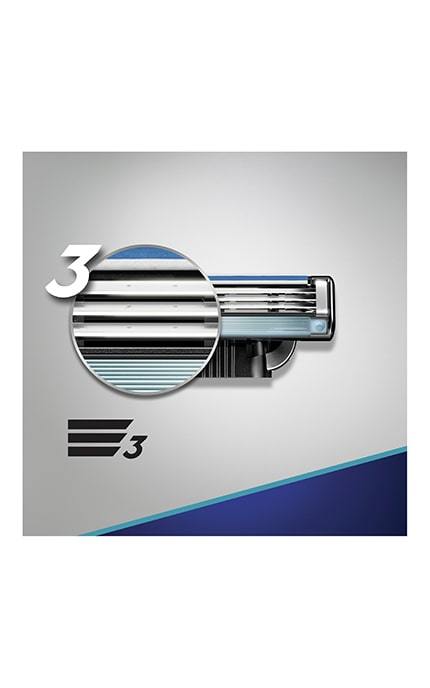 GILLETTE MACH-3-Сменные картриджи для бритья Gillette Mach 3 Start 4 шт-7702018462544