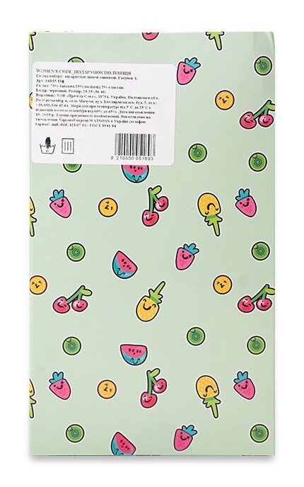 WOMEN'S CODE_-Носки в подарочной упаковке Women's code Клубника-9210000051693