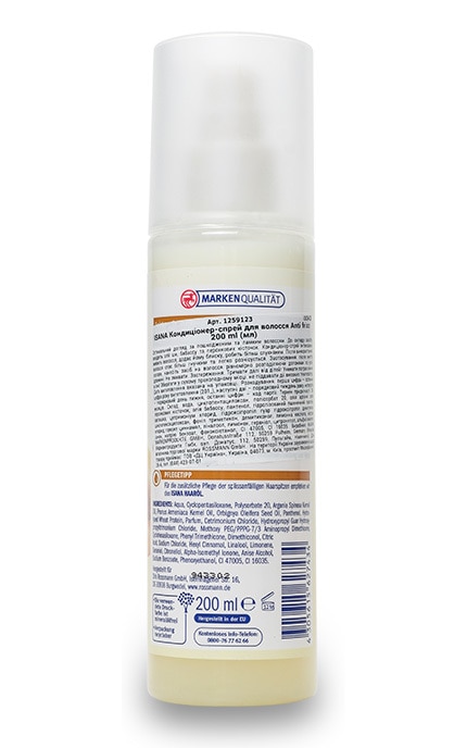 ISANA-Кондиционер-спрей для волос Isana Anti Frizz-4305615627434