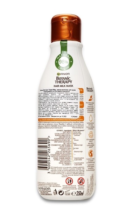 GARNIER BOTANIC THERAPY-Відновлювальна маска-молочко для пошкодженого волосся Garnier Botanic Therapy Мед-3600542265690