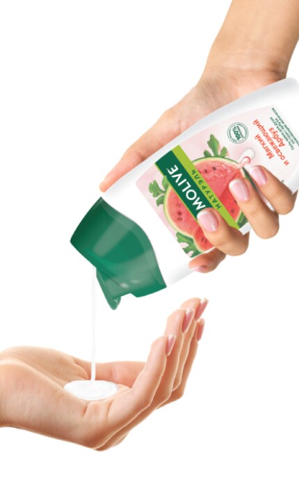 PALMOLIVE-Гель-крем для душа Palmolive Мягкий и освежающий арбуз с экстрактом арбуза и увлажняющим молочком-8693495052580