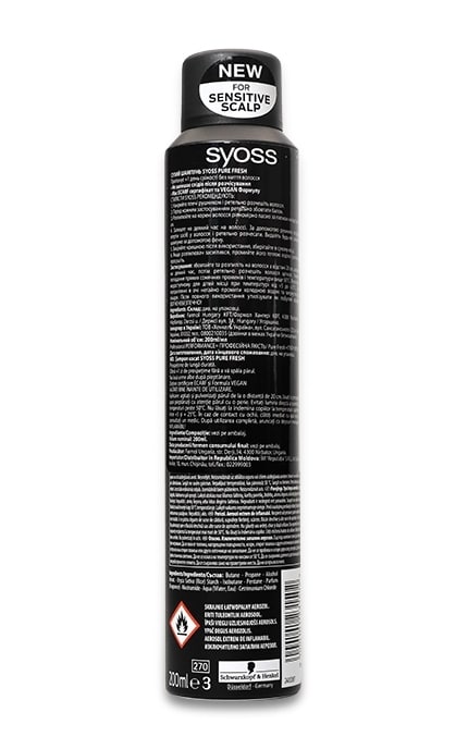 SYOSS-Сухой Шампунь Syoss Pure Fresh -9000101231502