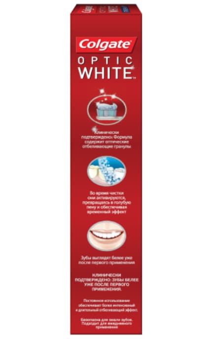 COLGATE-Відбілююча зубна паста Colgate Optic White Миттєвий -8714789930817