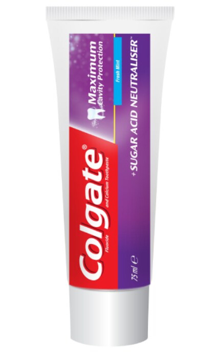 COLGATE-Зубна паста Colgate Максимальний захист від карієсу + нейтралізатор сахарних кислот-8693495044554