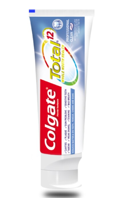 COLGATE-Комплексна антибактеріальна зубна паста Colgate Total 12 Професійне чищення -6920354816895