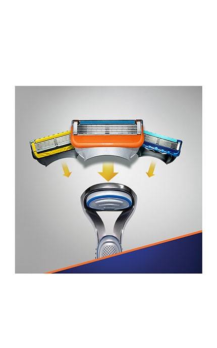 GILLETTE FUSION-Бритва Gillette Fusion 5 c 4 cменными кассетами-7702018536818