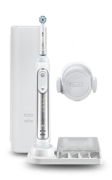 ORAL-B-Электрическая зубная щетка Braun Oral-B Genius 8000 Серебро-4210201277361