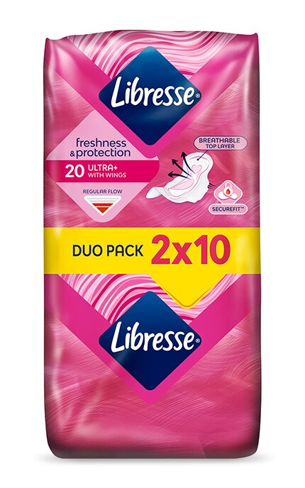 LIBRESSE-Гигиенические прокладки Libresse Ultra, 20 шт. -7310791245607