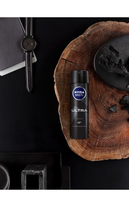 NIVEA-Дезодорант Nivea Men 150 мл ULTRA спрей-антиперспирант с антибактериальным эффектом-4005900495679