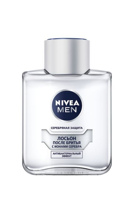 NIVEA-Лосьйон після гоління Nivea Men 100 мл Срібний захист з іонами срібла і антибактеріальним ефектом-4005808539789
