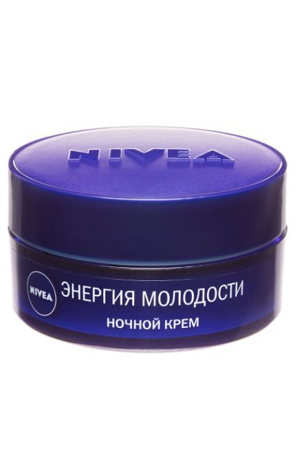 NIVEA-Крем для лица Nivea 50 мл Энергия молодости + эластичность 35+ ночной антивозрастной против морщин-4005900450906