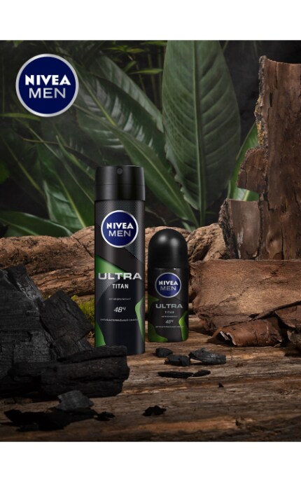 NIVEA-Дезодорант Nivea Men 150 мл ULTRA TITAN спрей-антиперспирант с антибактериальным эффектом-4005900754158