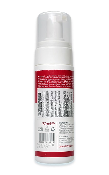BIOTRADE-Пена для очищения лица Biotrade Acne Out Cleansing Face Foam Для всех типов кожи-3800221841294