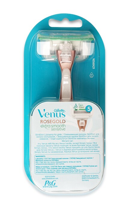 VENUS-Бритва Venus Extra Smooth RoseGold с 1 сменной кассетой-7702018517886