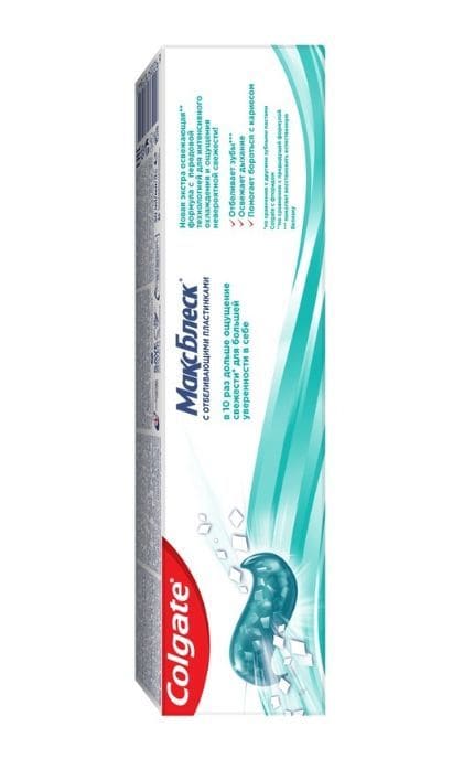 COLGATE-Отбеливающая зубная паста Colgate Макс Блеск 50 мл-6920354805844