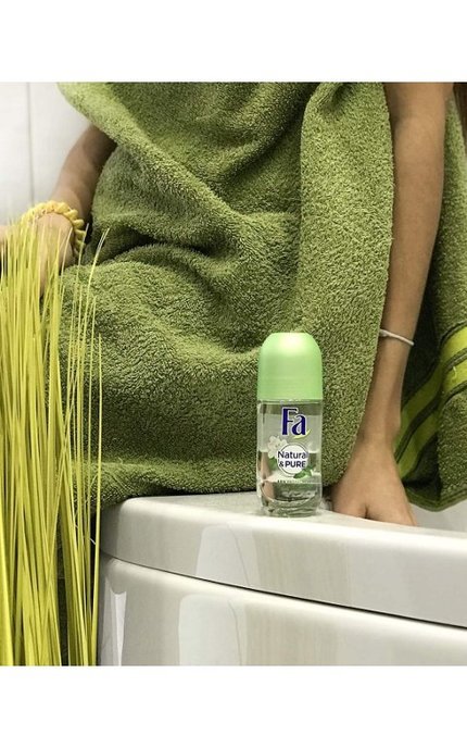 FA-Дезодорант шариковый для женщин Fa Natural & Pure Белый чай-4015000533904