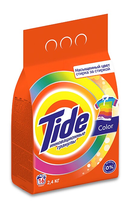 TIDE-Стиральный порошок Tide Color 2,4 кг Автомат-8001090434524