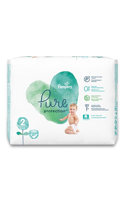 Pampers Pure Protection-Подгузники Pampers Pure Protection Mini (4-8 кг), 27 шт-8001841023205