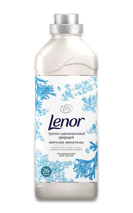 LENOR-Кондиціонер для білизни Lenor Мінерали Моря 910 мл -8001090509581