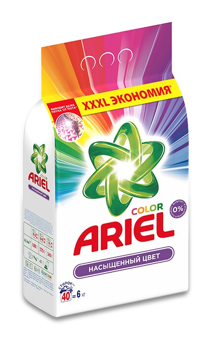 ARIEL-Стиральный порошок Ariel Color 6 кг Автомат-5413149273122