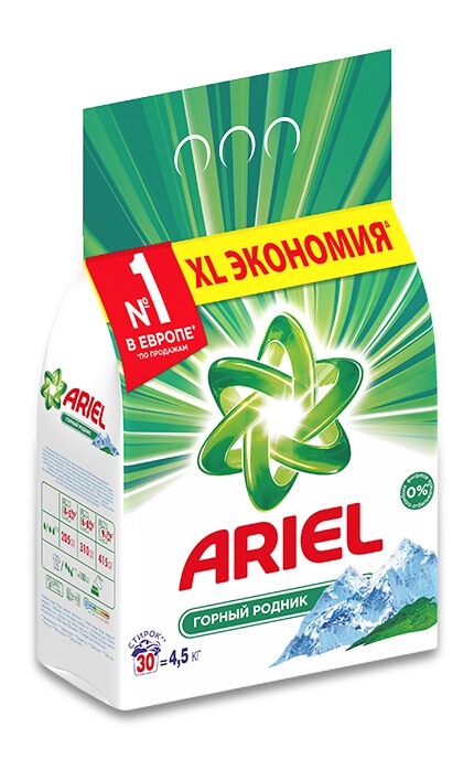 ARIEL-Пральний порошок Ariel Гірське джерело 4,5 кг Автомат-5413149253247