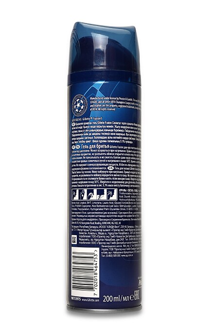 GILLETTE FUSION-Гель для бритья Gillette Fusion Hydra Gel Sensitive Skin-7702018464753