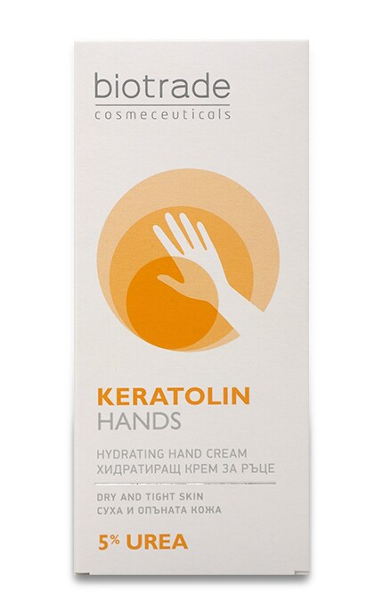 BIOTRADE-Крем для сухої шкіри рук Biotrade Cosmeceuticals Keratolin Hands 5% Urea-3800221840242