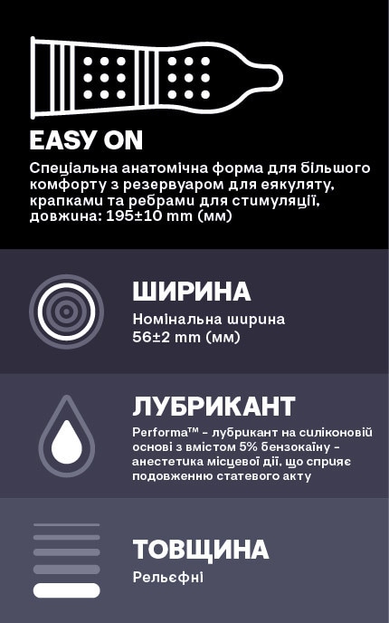 DUREX-Презервативи латексні з силіконовою змазкою Durex Dual Extase-5052197053401