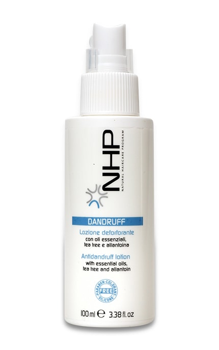 NHP-Лосьон-спрей для волос NHP Antidandruff Lotion С эфирными маслами, чайным деревом и аллантоином Против перхоти-8030778690105